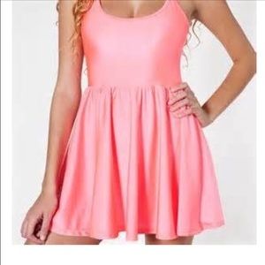NEON PINK AMERICAN APPAREL DRESS